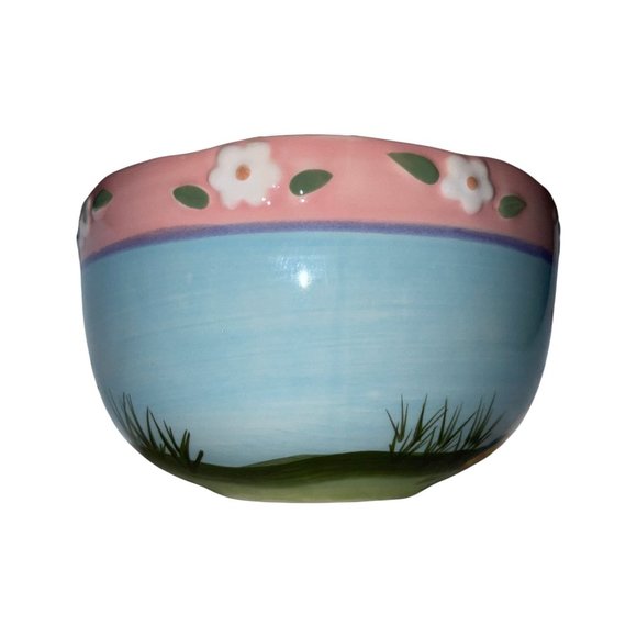 Rare Certified International China Susan Winget Easter Rabbit Serving Bowl 5.5" - Picture 2 of 6